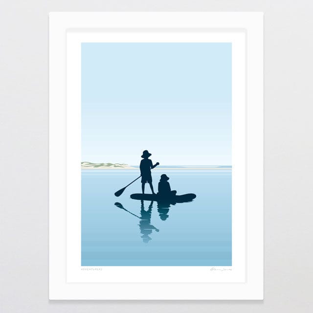 Glenn Jones Art Adventurers Art Print Art Print A4 / White