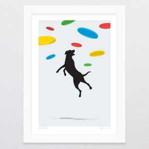 Glenn Jones Art Dog Dreams Art Print Art Print A4 / White