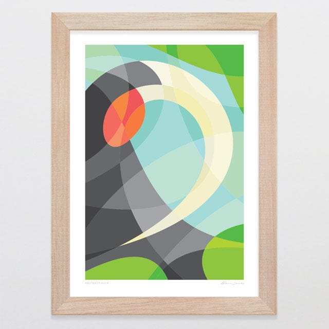 Glenn Jones Art Abstract Huia Art Print Art Print