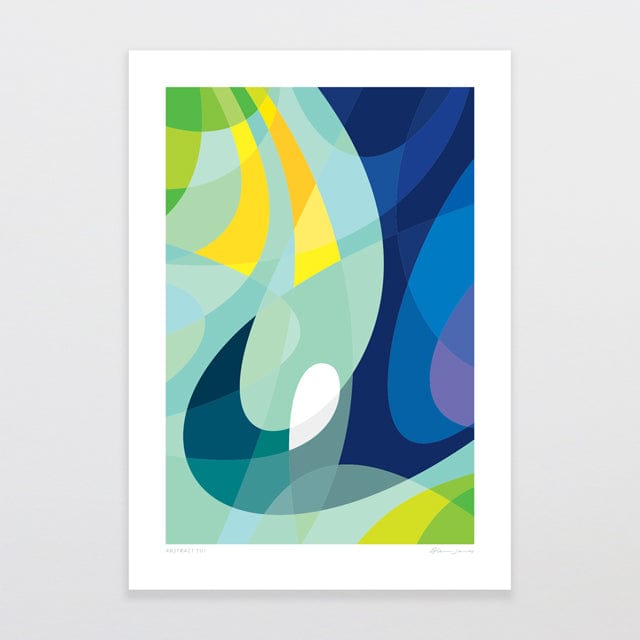 Glenn Jones Art Abstract Tui Art Print Art Print