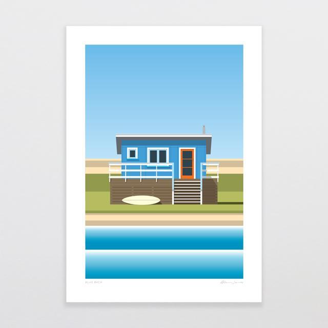 Glenn Jones Art Blue Bach Art Print Art Print