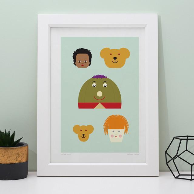 Glenn Jones Art Dream Team Art Print Art Print