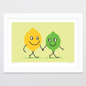 Glenn Jones Art Food Friends 5 Art Print Art Print