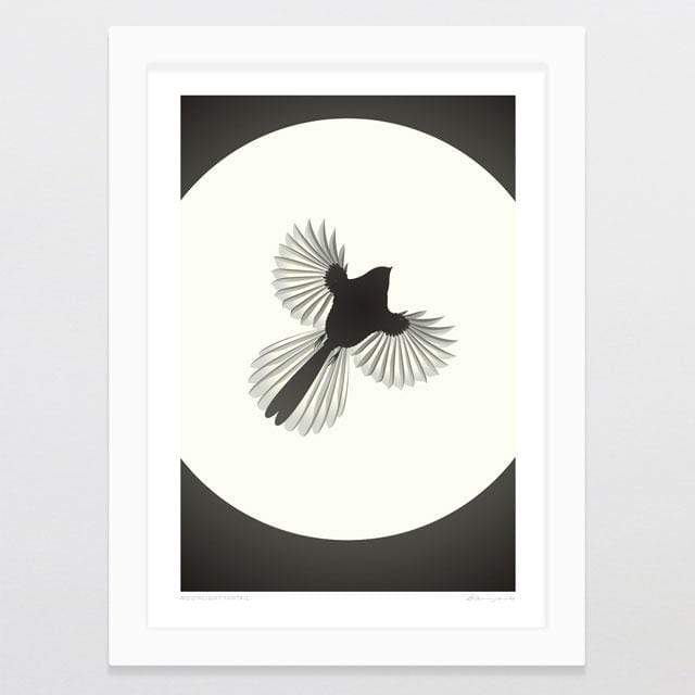 Glenn Jones Art Full Moon Fantail Art Print Art Print