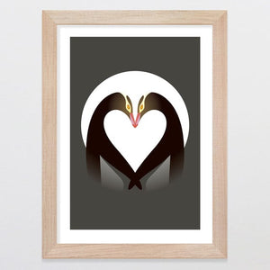 Glenn Jones Art Hoiho Love - Limited Edition Art Print Art Print