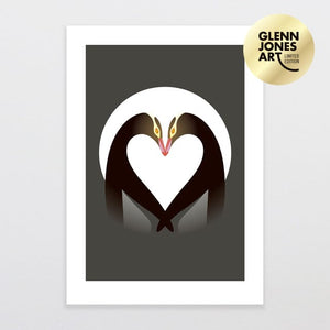 Glenn Jones Art Hoiho Love - Limited Edition Art Print Art Print
