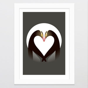Glenn Jones Art Hoiho Love - Limited Edition Art Print Art Print