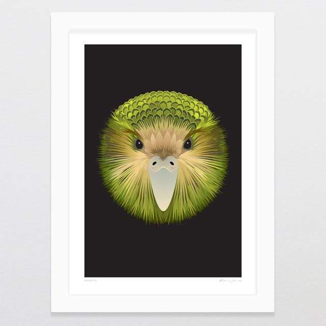 Glenn Jones Art Kakapo Art Print Art Print