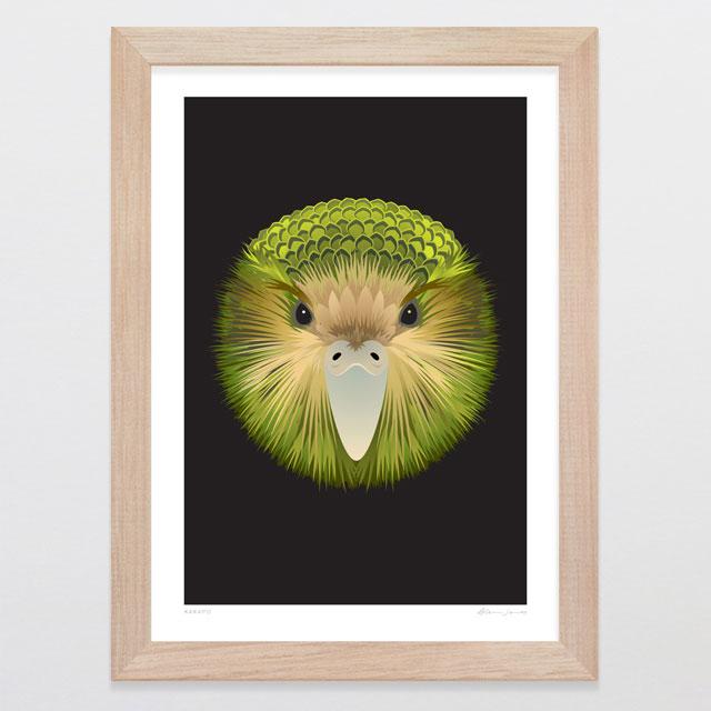 Glenn Jones Art Kakapo Art Print Art Print