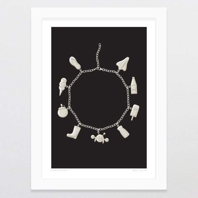 Glenn Jones Art Kiwiana Charms Art Print Art Print