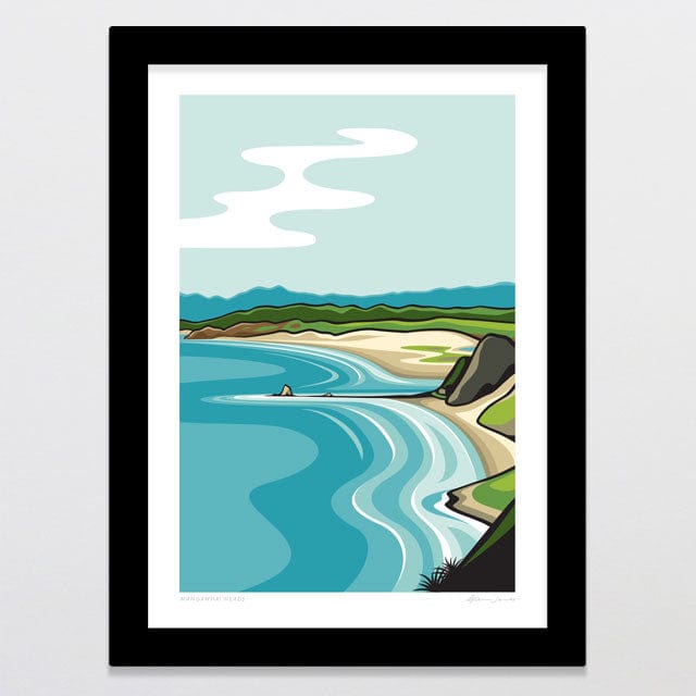 Glenn Jones Art Mangawhai Heads Art Print Art Print