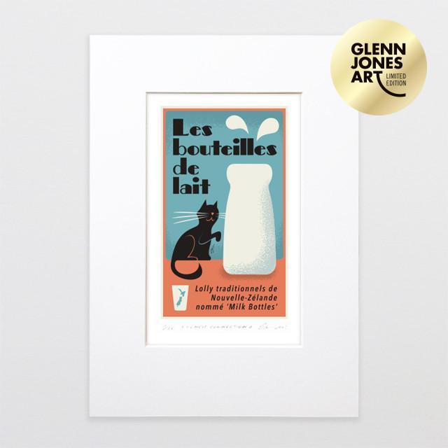 French Connection 3 - A4 Matted Limited Edition Art Print-Glenn Jones Art
