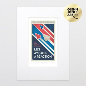 French Connection 4 - A4 Matted Limited Edition Art Print-Glenn Jones Art