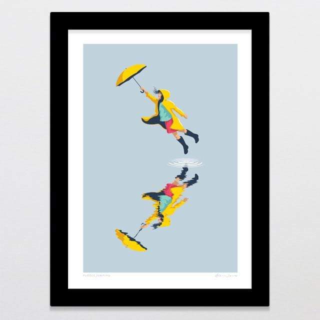Puddle Jumping Art Print-Glenn Jones Art