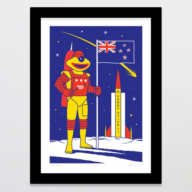 Glenn Jones Art Space Man Art Print Art Print