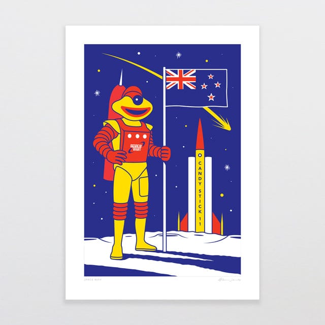 Glenn Jones Art Space Man Art Print Art Print