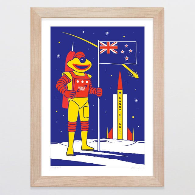 Glenn Jones Art Space Man Art Print Art Print
