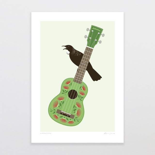 Glenn Jones Art Summer Song Art Print Art Print