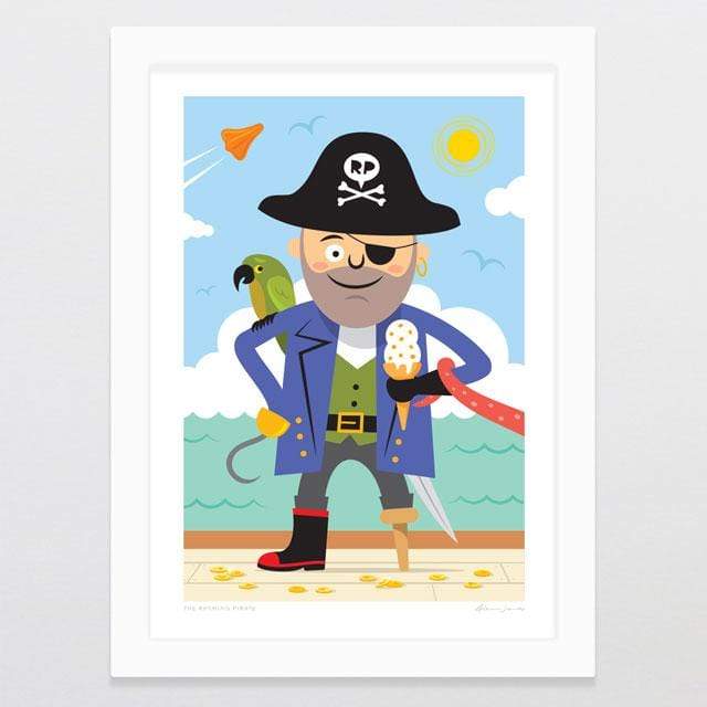 Glenn Jones Art The Rhyming Pirate Art Print Art Print