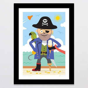 Glenn Jones Art The Rhyming Pirate Art Print Art Print