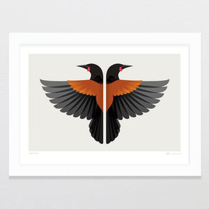 Glenn Jones Art Two Tieke Art Print Art Print