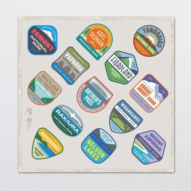 Glenn Jones Art National Parks Hankerchief Hankerchief