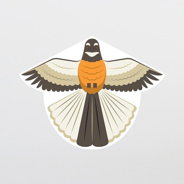 Fantail Kite-Glenn Jones Art
