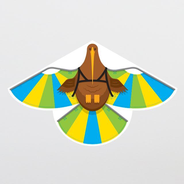 Glenn Jones Art Kiwi Kite kite