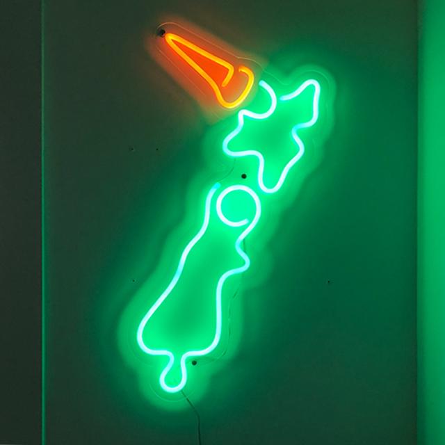 Neon Two Scoops-Glenn Jones Art