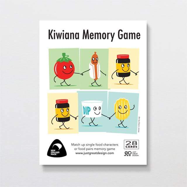 Kiwiana Memory Game Cards