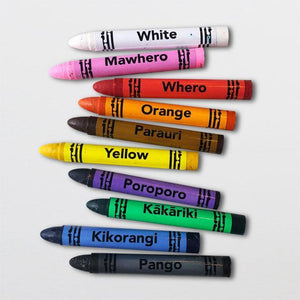 Te Reo Crayons-Glenn Jones Art