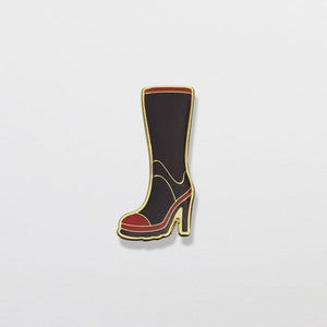 Gumboot High Heel Enamel Pin-Glenn Jones Art